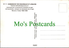 Load image into Gallery viewer, Railway Postcard - Train Historique S.N.C.F, Locomotive Crampton  Ref.SW10236
