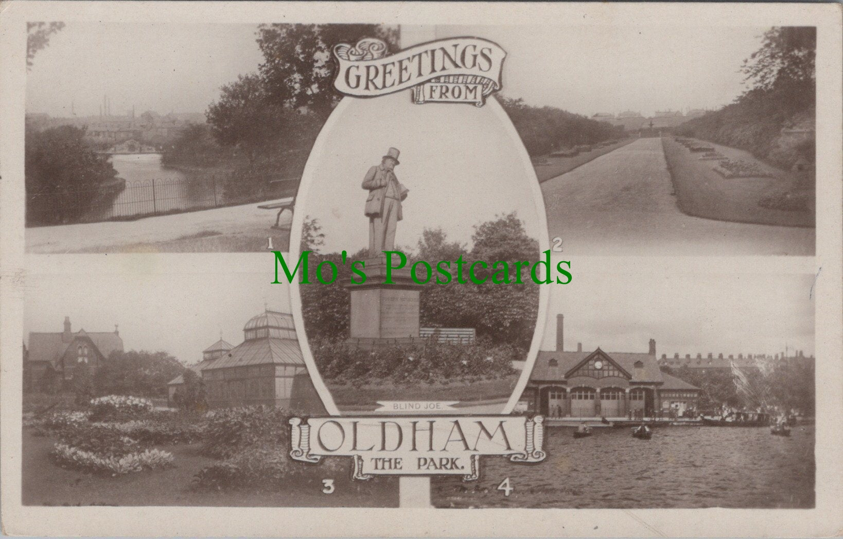 Greetings From The Park, Oldham, Lancashire