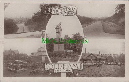 Greetings From The Park, Oldham, Lancashire