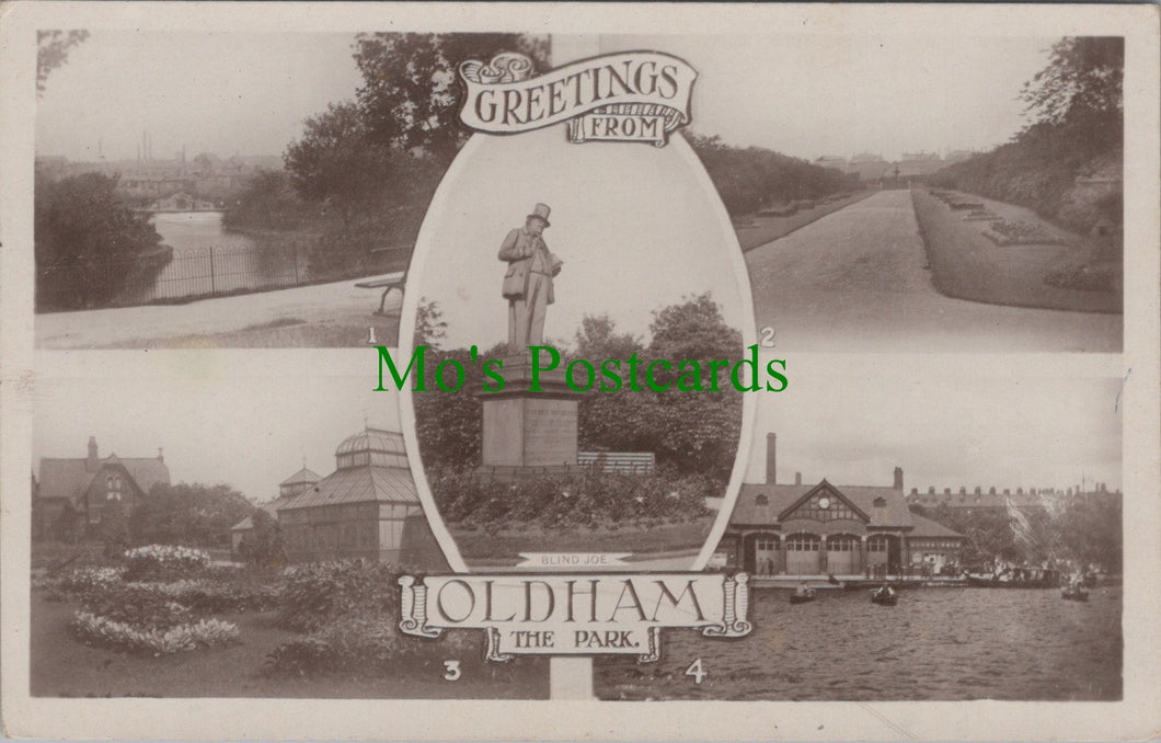 Greetings From The Park, Oldham, Lancashire