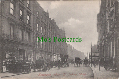 London Postcard - Kensington High Street Looking West Ref.SW9824