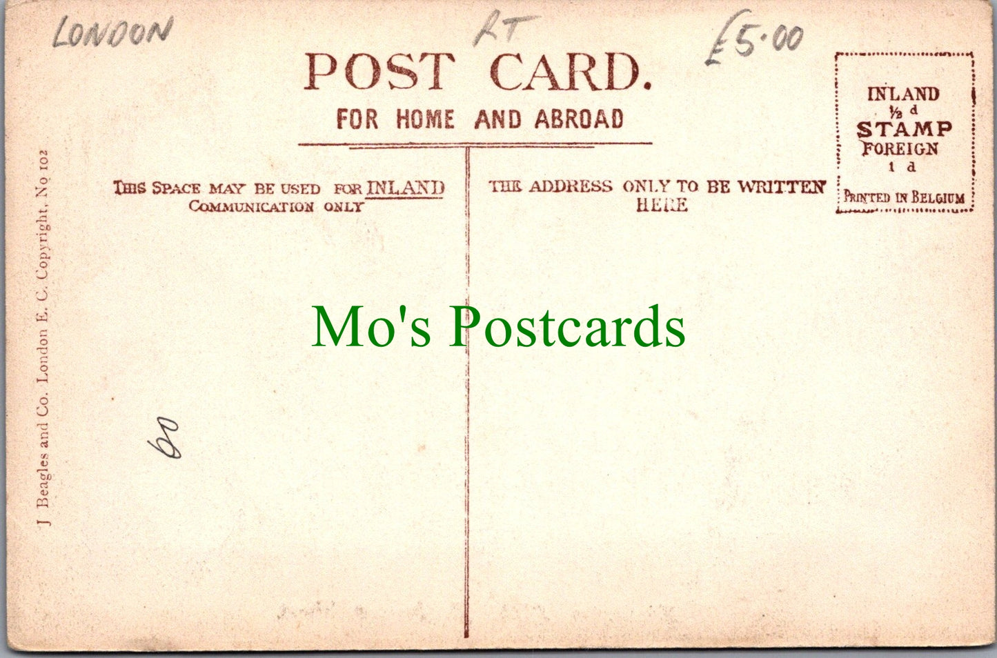 London Postcard - Kensington High Street Looking West Ref.SW9824