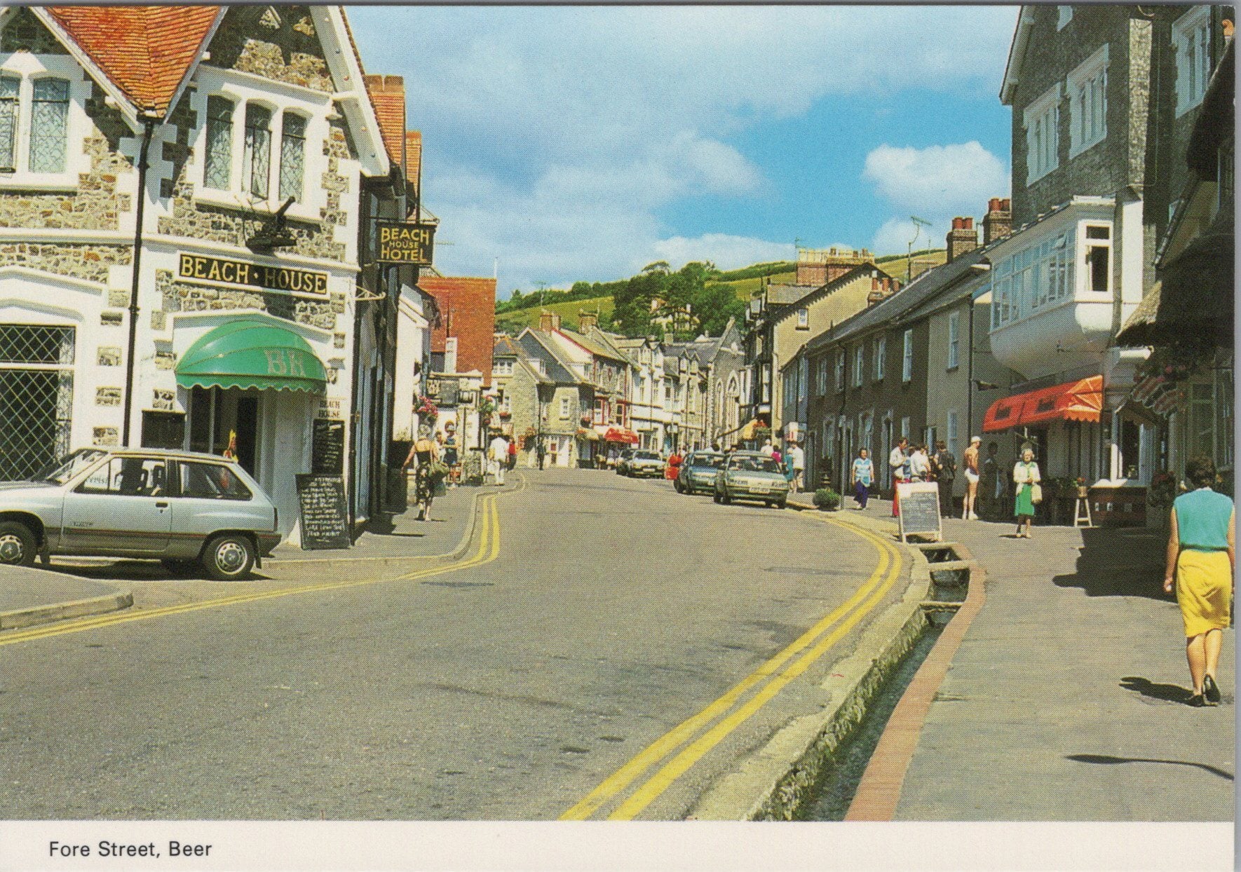 Devon Postcard - Fore Street, Beer  Ref.SW9954
