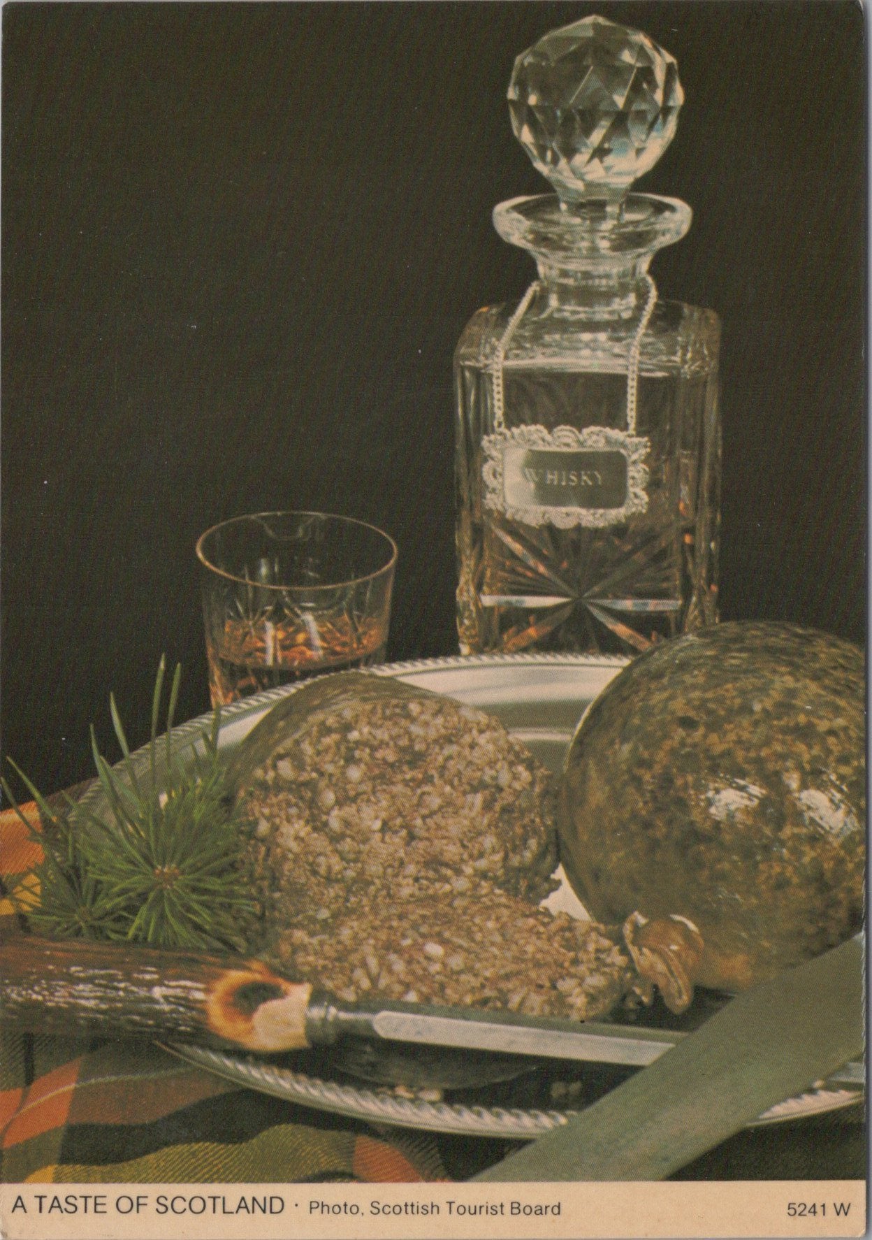 Food Postcard - A Taste of Scotland, Haggis and Neeps Ref.SW9987
