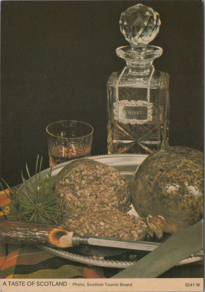 Food Postcard - A Taste of Scotland, Haggis and Neeps Ref.SW9987