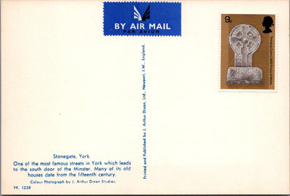 Yorkshire Postcard - Stonegate, York Ref.SW9999