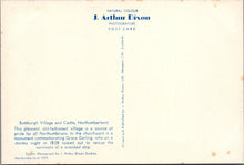 Load image into Gallery viewer, Northumberland Postcard - Bamburgh Village and Castle Ref.SW10007
