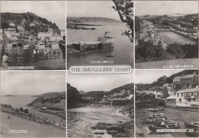 Cornwall Postcard - The Smugglers' Coast, Looe, Polperro, Millendreath  Ref.SW10068