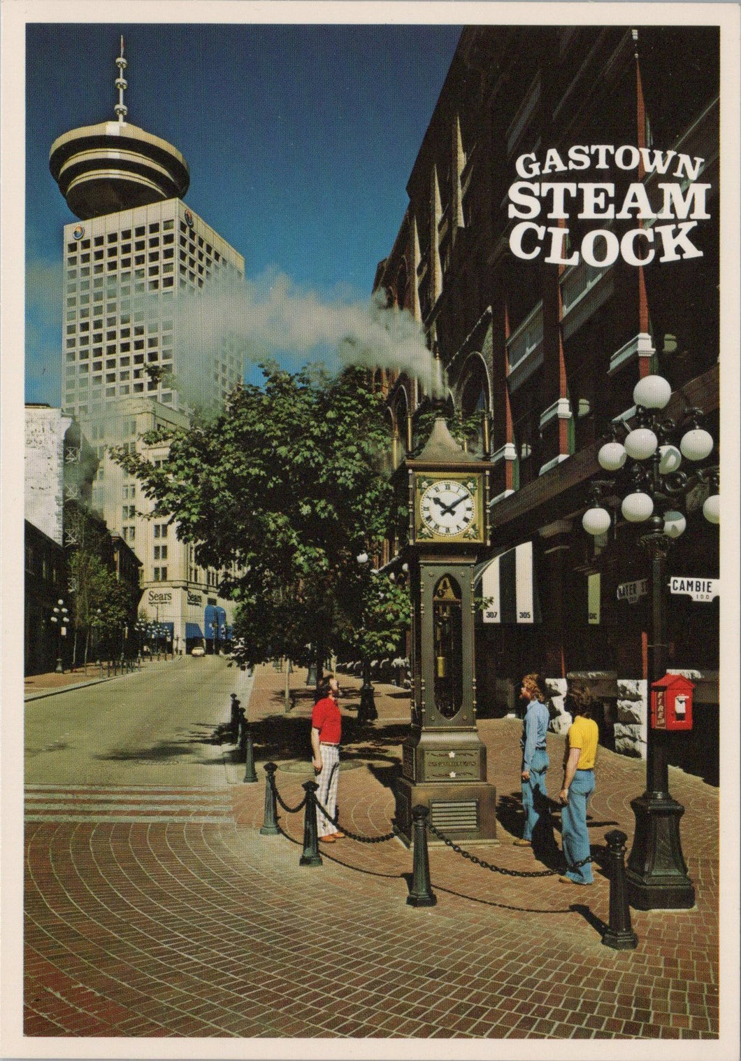 Canada Postcard - The Gastown Steam Clock, Vancouver, British Columbia Ref.SW10075