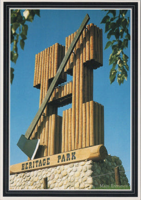Canada Postcard - Heritage Park's Main Entrance, Calgary, Alberta  Ref.SW10080