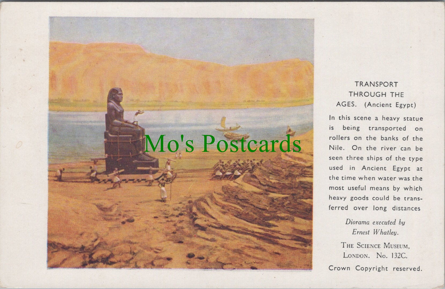 Science Museum Postcard, Transport Through The Ages
