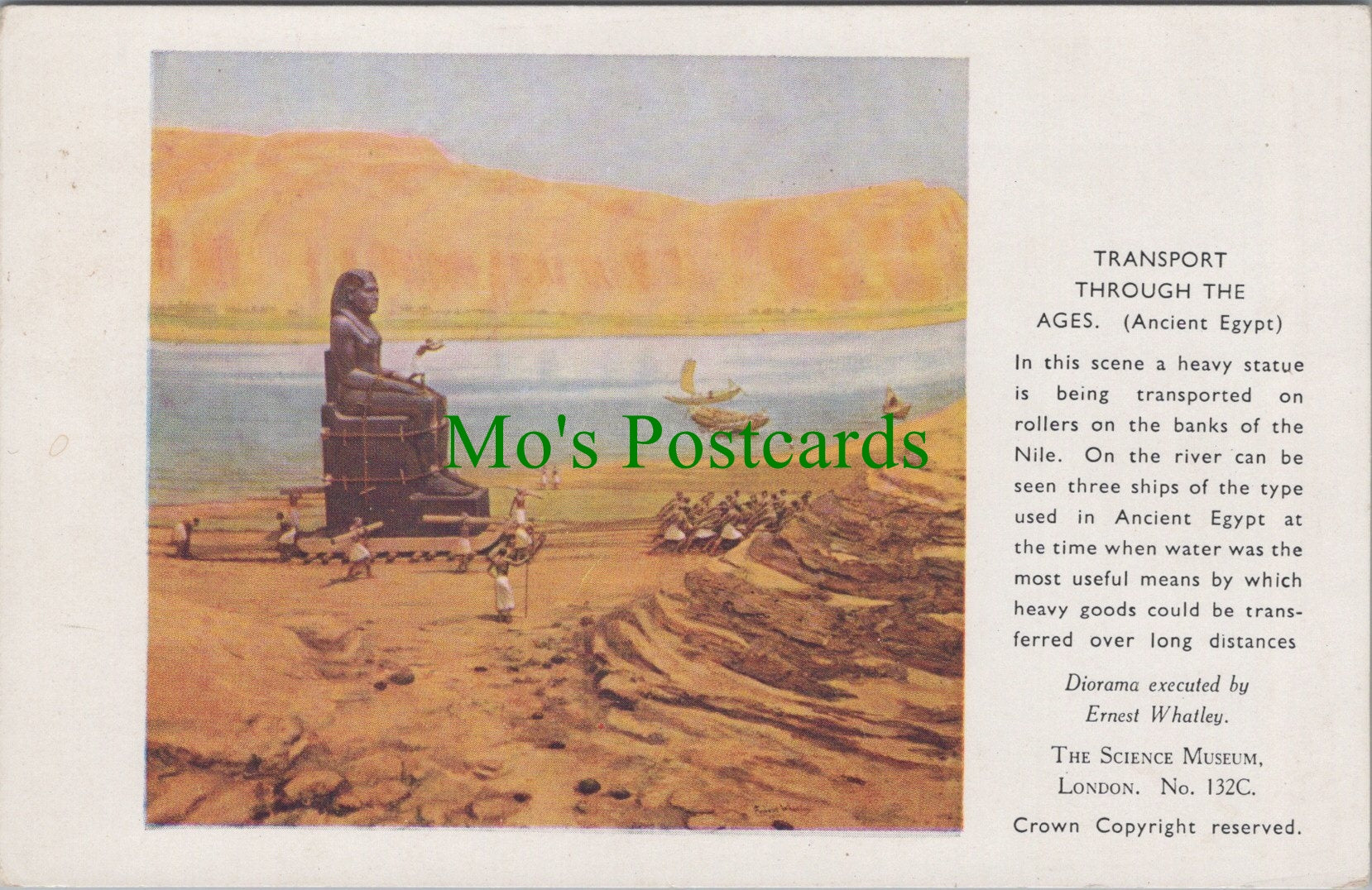 Science Museum Postcard, Transport Through The Ages