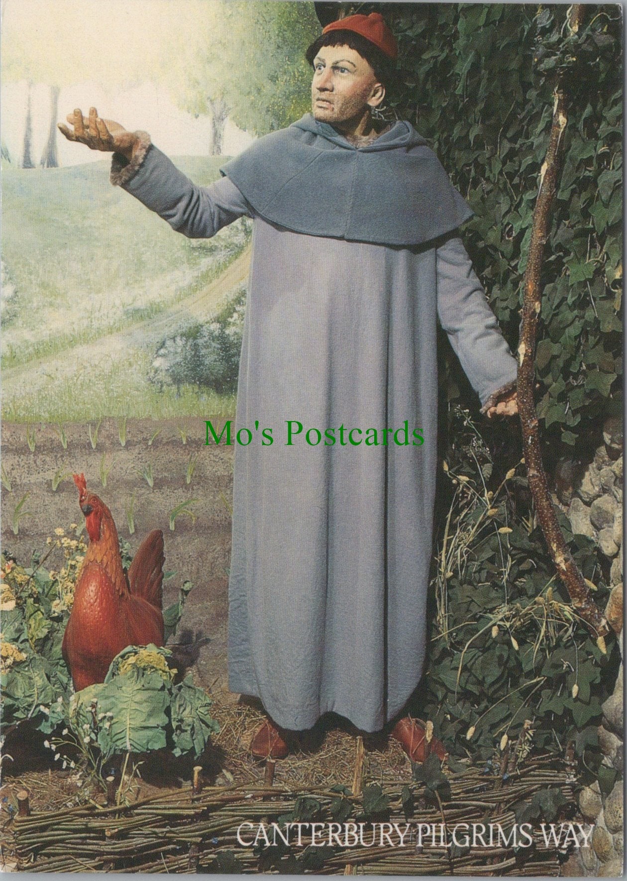 Nun's Priest Waxwork, Canterbury Pilgrims Way