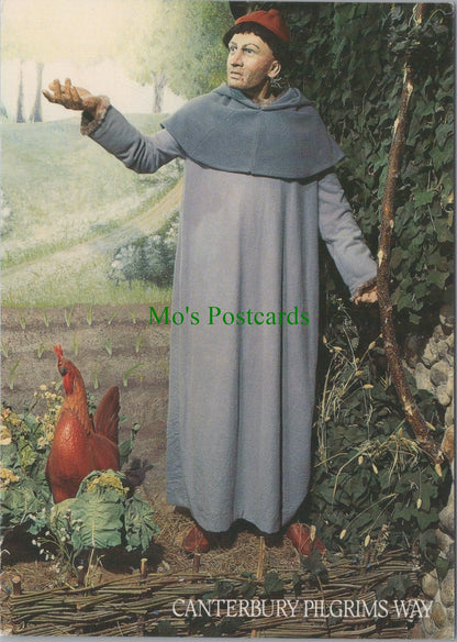 Nun's Priest Waxwork, Canterbury Pilgrims Way