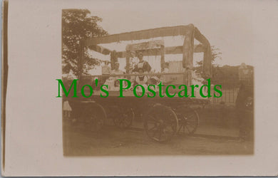 Social History Postcard - Day Nursery Carnival Float