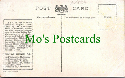 Glamour Postcard, Australian Artist Jack Sommers