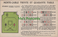 Load image into Gallery viewer, Casino Postcard - Monte-Carlo Trente Et Quarante Table  Ref.SW9884
