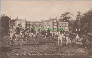 Warwickshire Postcard - Warwickshire Hounds at Shuckburgh HP606