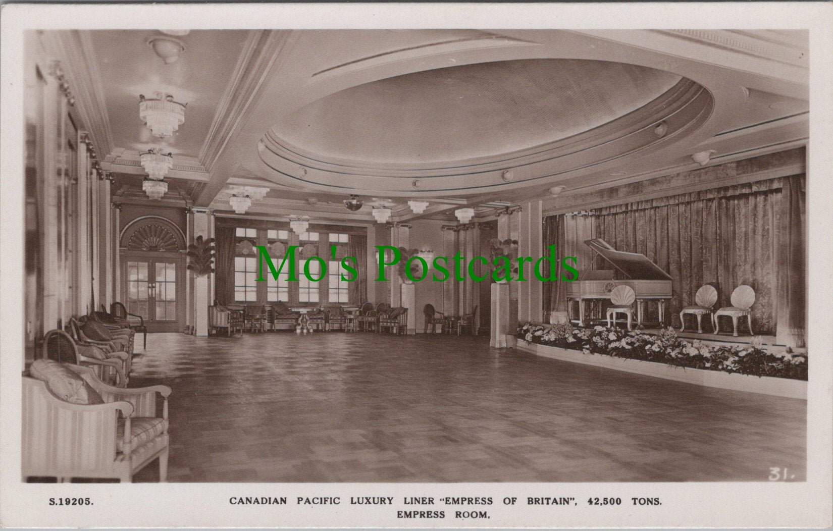 Shipping Postcard - Canadian Pacific Luxury Liner Express of Britain Ref.DC177