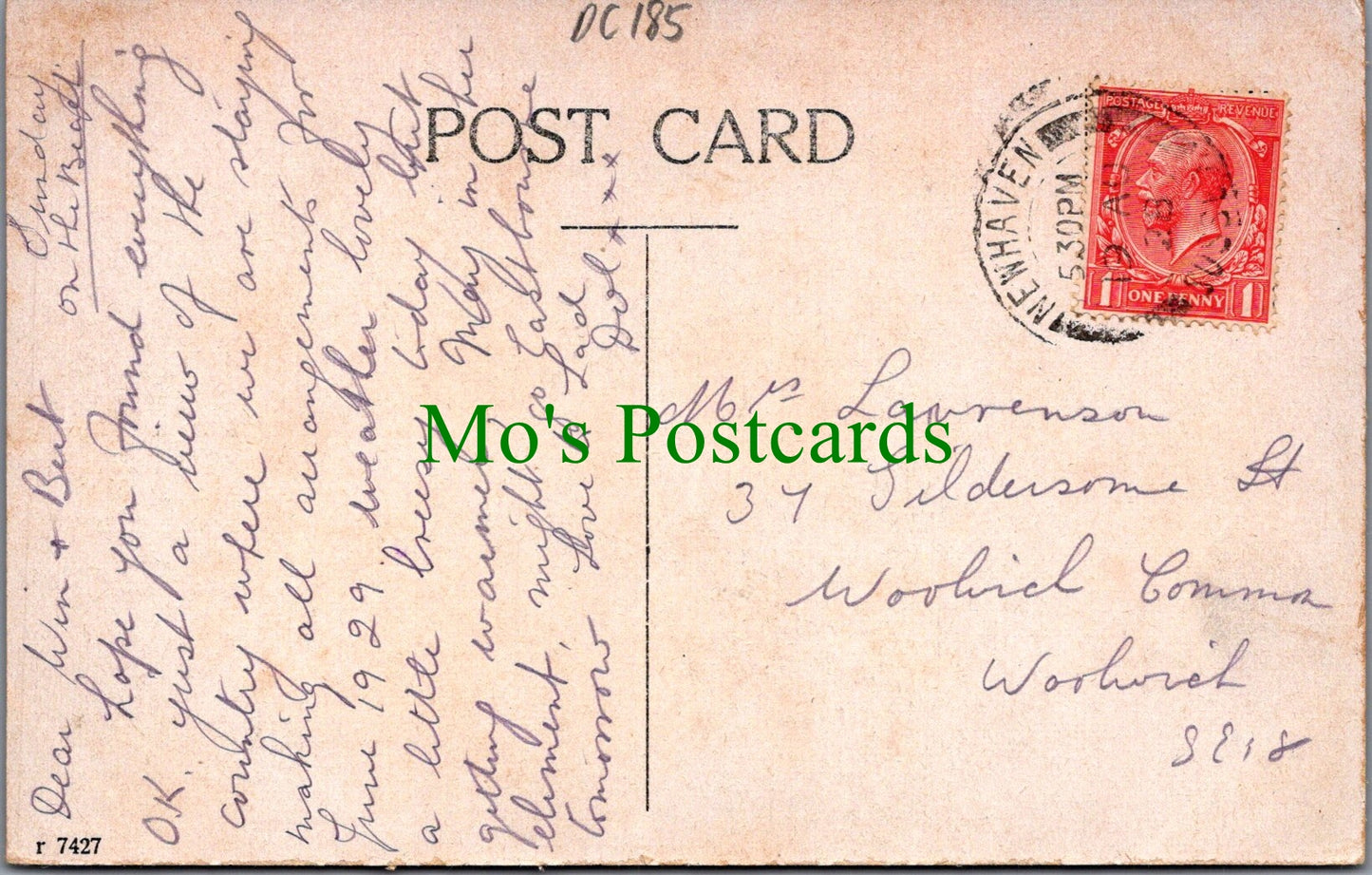 Sussex Postcard - Ouse Valley, Newhaven   DC185