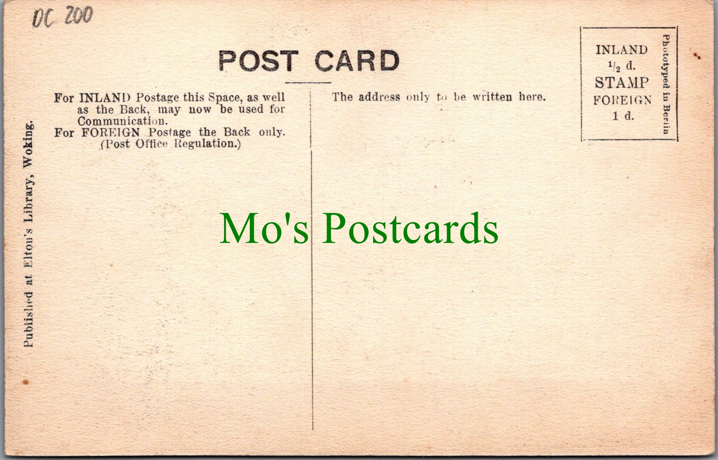 Surrey Postcard - Woking, St Peter's Memorial Home  DC200