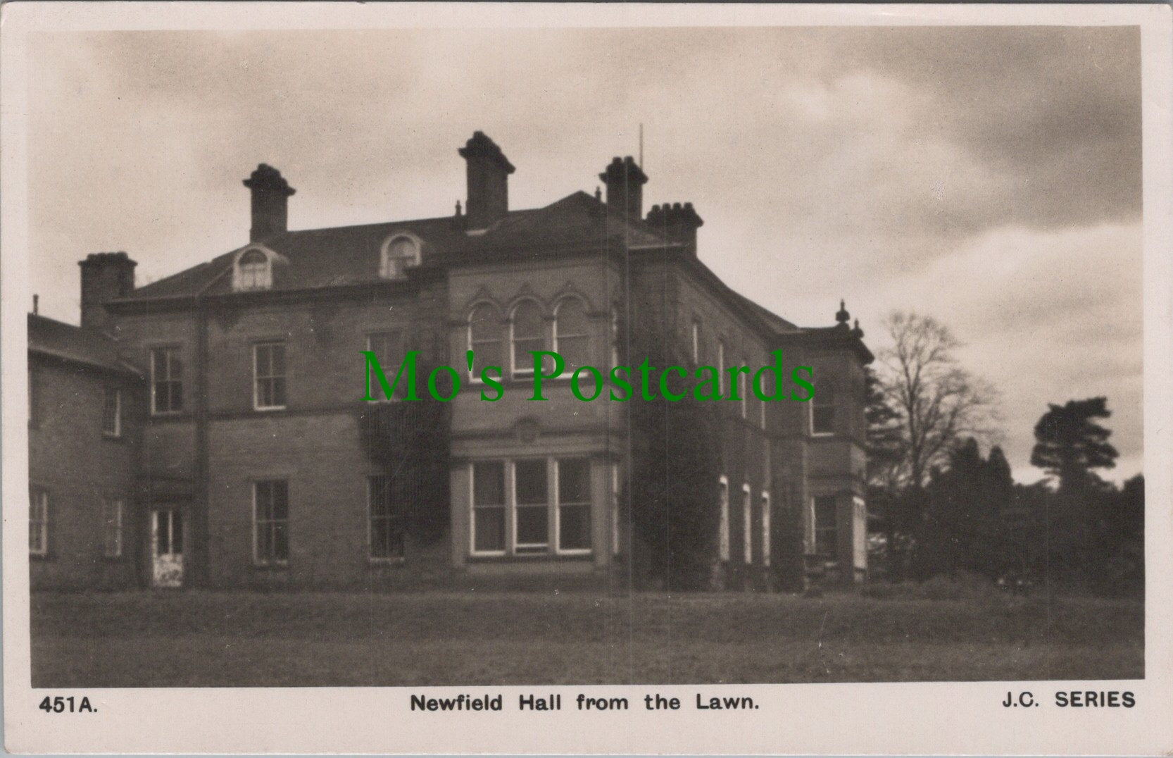 Yorkshire Postcard - Airton, Newfield Hall From The Lawn  DC222