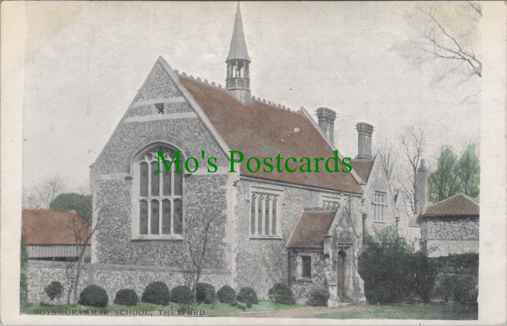 Norfolk Postcard - Thetford, Boys Grammar School DC266