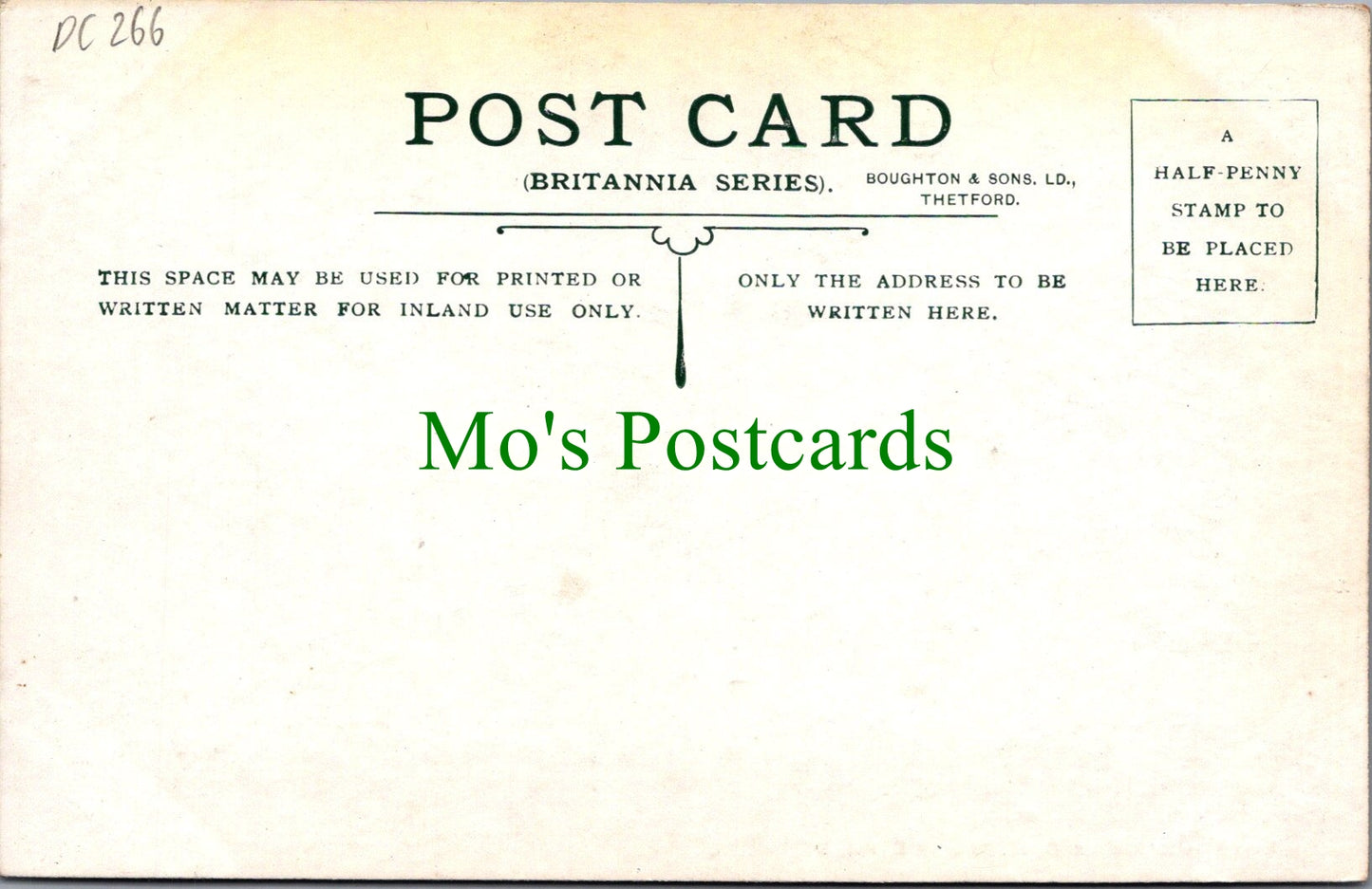 Norfolk Postcard - Thetford, Boys Grammar School DC266