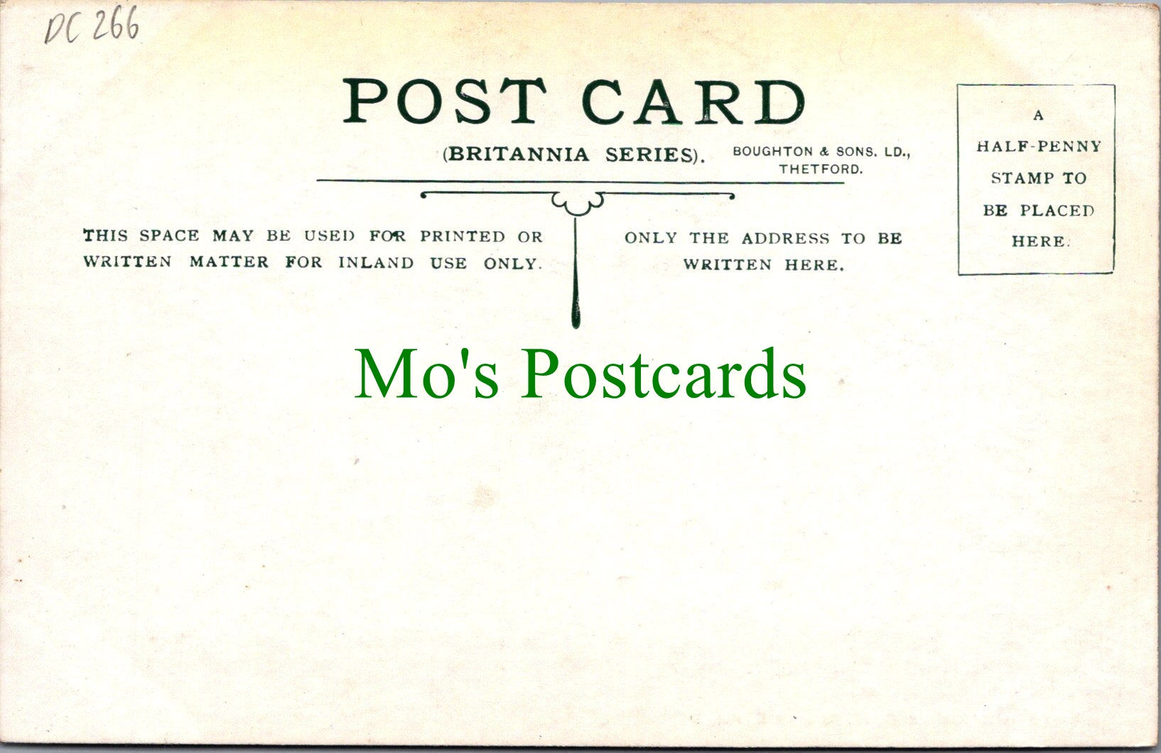 Norfolk Postcard - Thetford, Boys Grammar School DC266