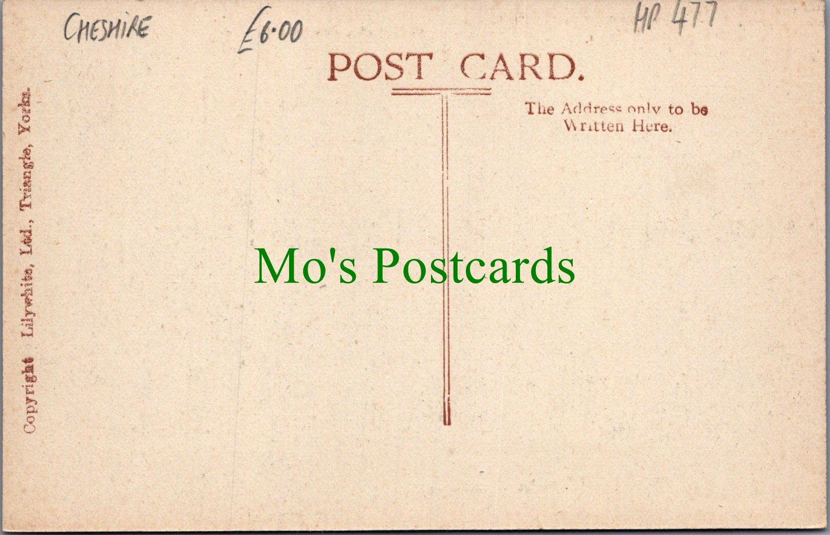 Cheshire Postcard - Knutsford, Toft Road   HP477