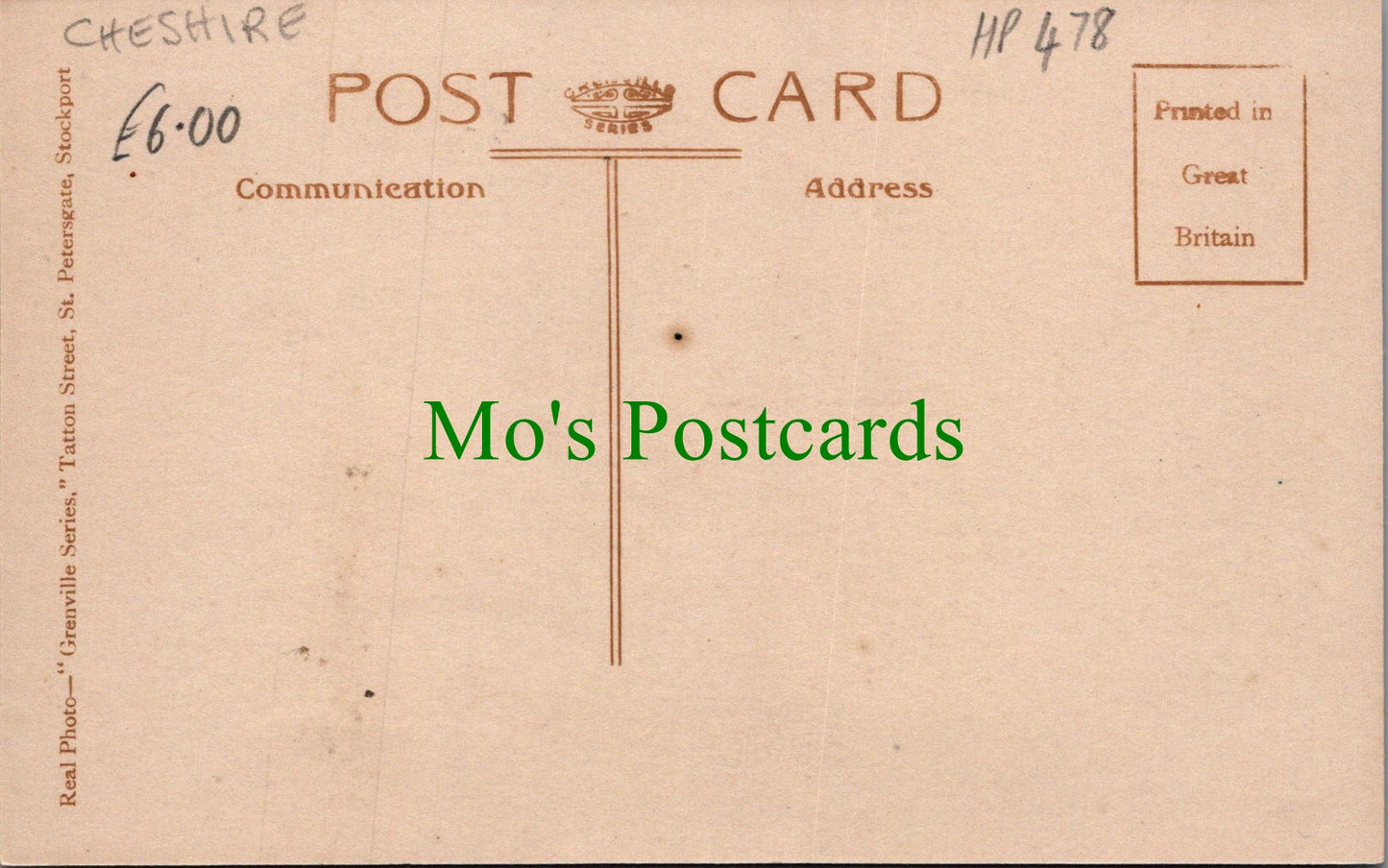 Cheshire Postcard - Views of Knutsford, Tatton Park, King Street, Church HP478