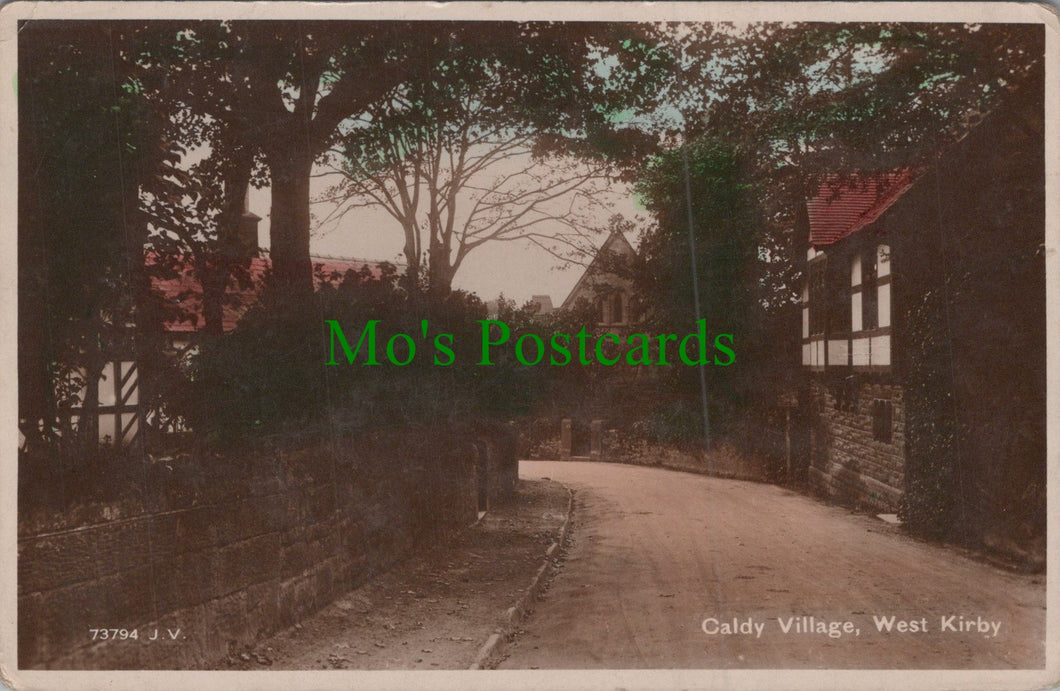 Cheshire Postcard - West Kirby, Caldy Village  HP479