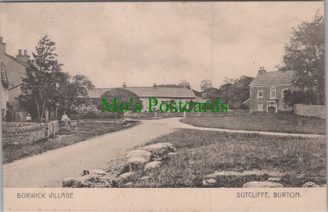 Lancashire Postcard - Borwick Village, Lancaster District HP482