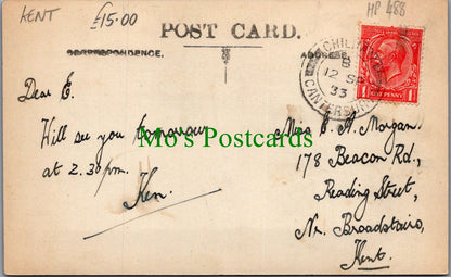 Kent Postcard - Chilham, Woolpack Hotel, High Street HP488