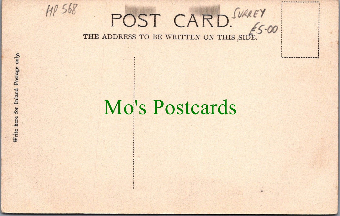 Surrey Postcard - Hindhead, The Royal Huts Hotel  HP568