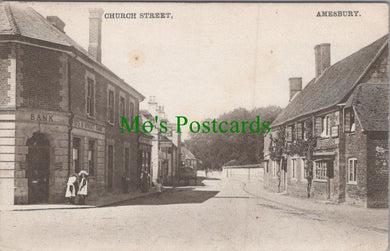 Wiltshire Postcard - Amesbury, Church Street  HP578
