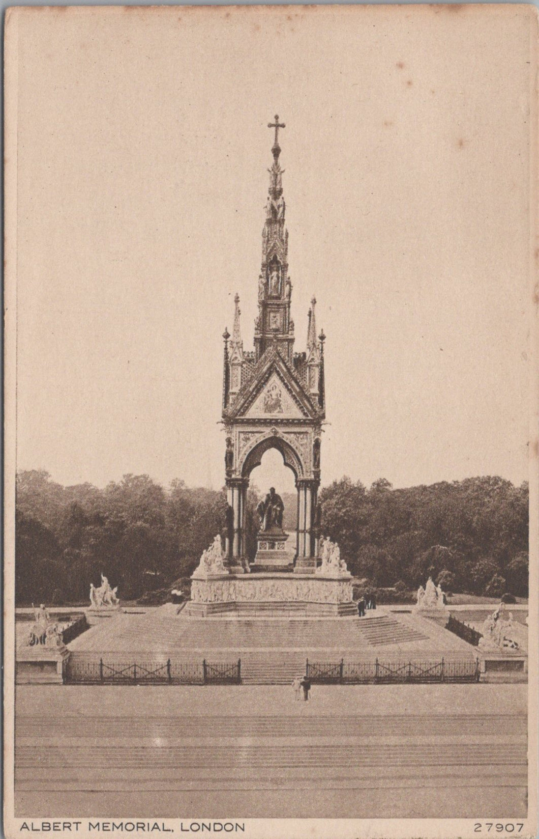 London Postcard - The Albert Memorial  SW10725