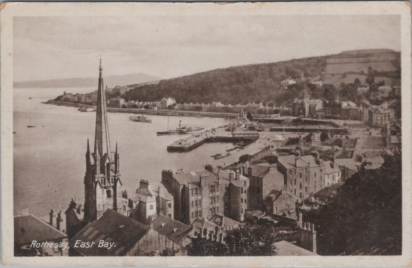 Scotland Postcard - Rothesay, East Bay  SW10758