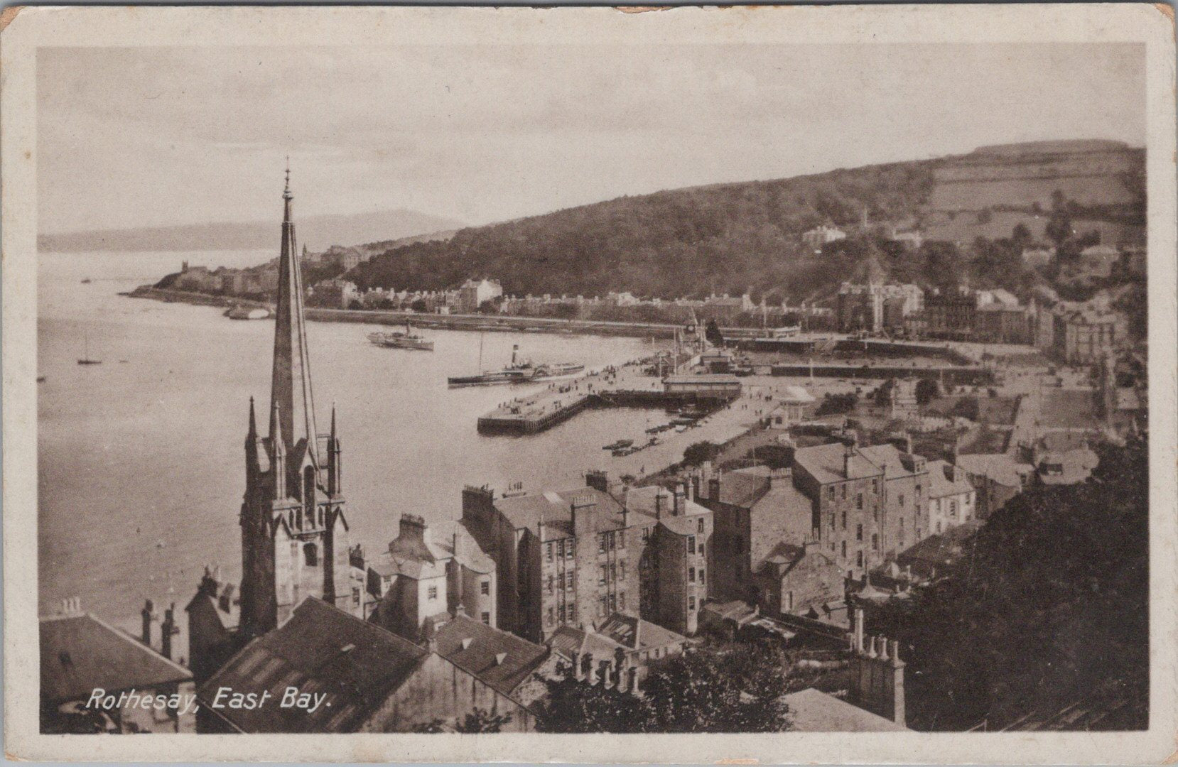 Scotland Postcard - Rothesay, East Bay  SW10758