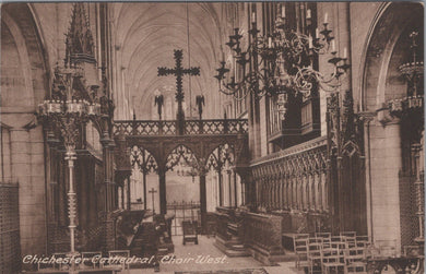 Sussex Postcard - Chichester Cathedral, Choir West  SW10771