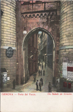 Italy Postcard - Genoa (Genova) - Porta Dei Vacca SW10775
