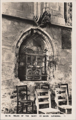 Wales Postcard - St Davids Cathedral, Relics of The Saint SW10776