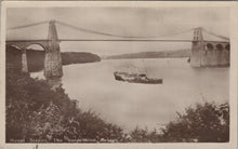 Load image into Gallery viewer, Wales Postcard - Menai Straits, The Suspension Bridge  SW10794
