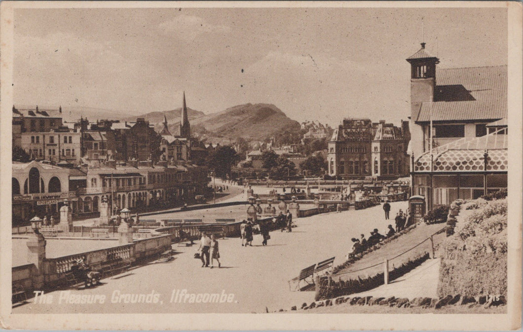 Devon Postcard - Ilfracombe, The Pleasure Grounds  SW10801