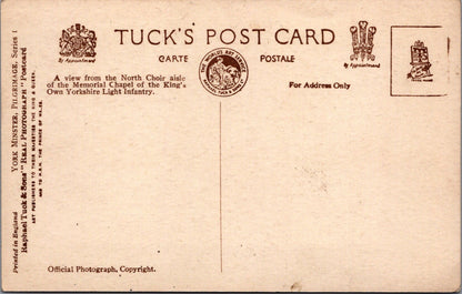 Yorkshire Postcard - York Minster, The Northern Transept & Chapel  SW10803