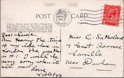 London Postcard - London Bridge SW10835