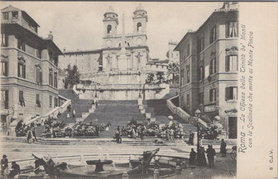 Italy Postcard - Roma / Rome, La Chiesa Della Trinita de' Monti SW10836