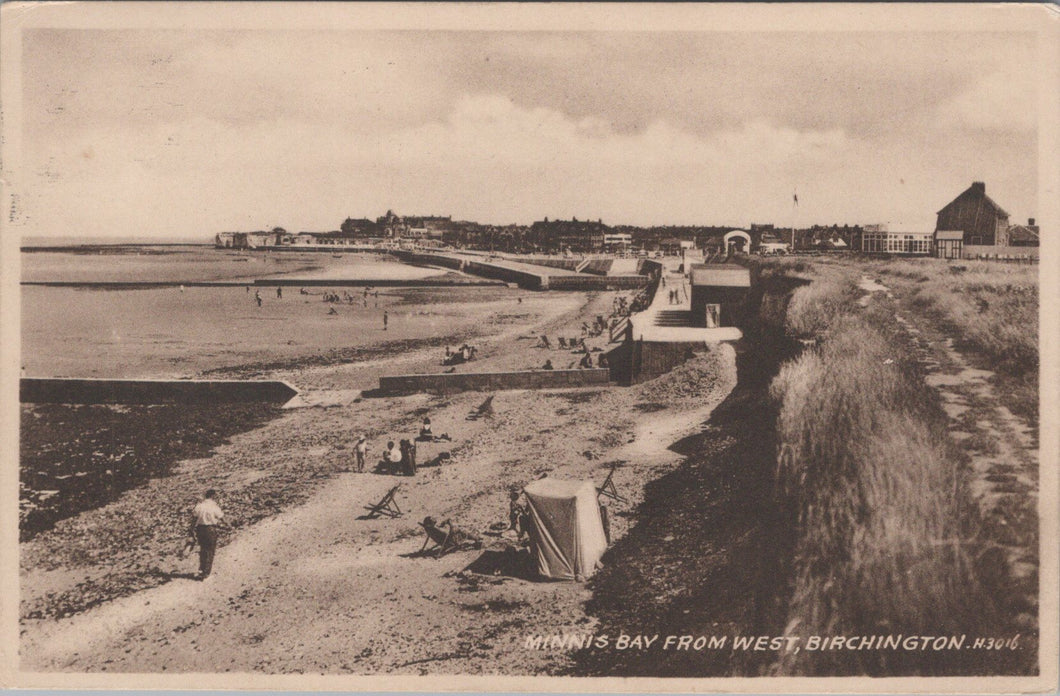Kent Postcard - Birchington, Minnis Bay From West  SW10838
