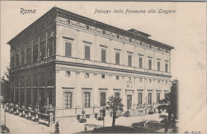Italy Postcard - Roma / Rome, Palazzo Della Farnesina Alla Longara SW10840