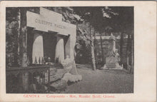 Load image into Gallery viewer, Italy Postcard - Genova / Genoa, Camposanto, Mon.Mazzini SW10844
